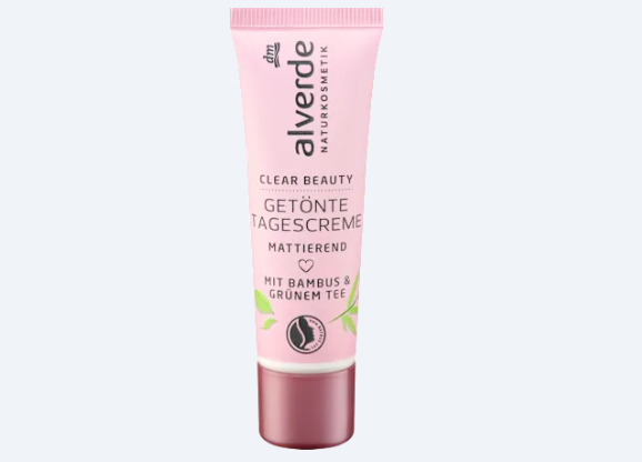Cosmétiques naturels Alverde Crème de jour teintée Clear Beauty, 30 ml