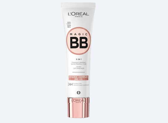 L'ORÉAL PARIS BB Crème 5 en 1, hydratation 24 h, texture très légère, SPF 11, 30 ml