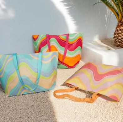 Sac cabas fabriqué à partir de PET recyclé, 1 pièce.